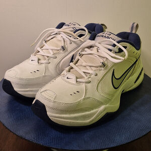 NÌKE Aiŕ IV Monarch Mens Walking Shoes sz. 9.5 White Blue & Grey (#1901) EC